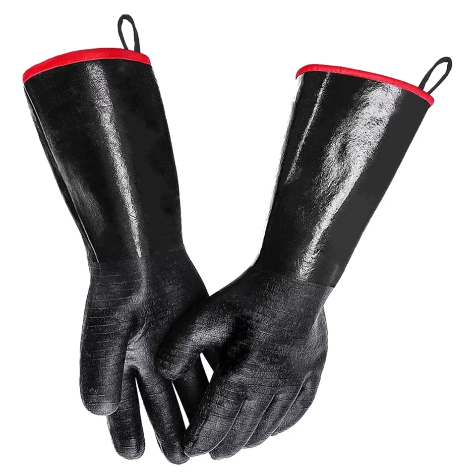 Thickened WOXINDA BBQ Gloves 14 Inches for Handling Heat Food Right on Your Fryer 1PC
