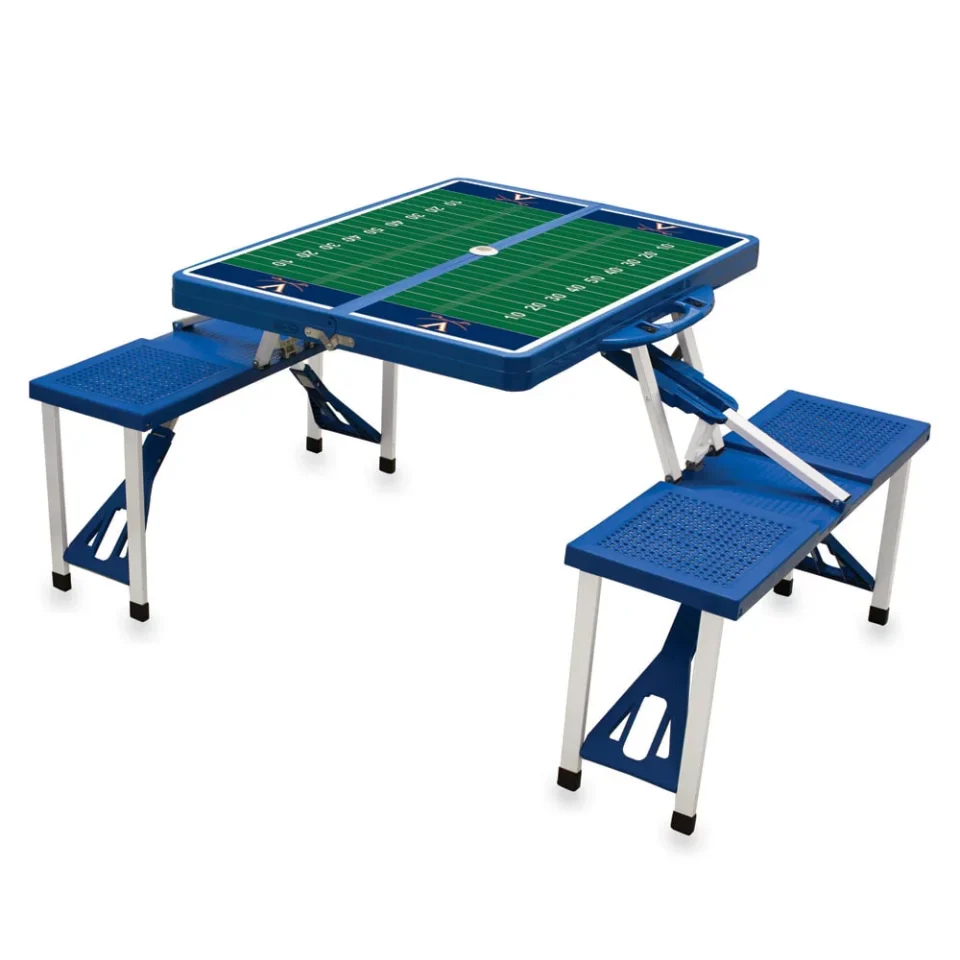 Travel Baking Virginia Team Sports Cavaliers Portable Folding Picnic Table