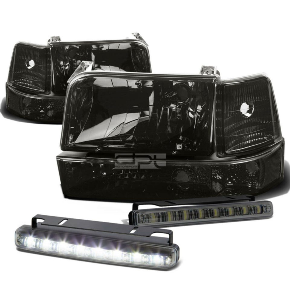Cast Iron SMOKED HOUSING HEADLIGHT+CLEA