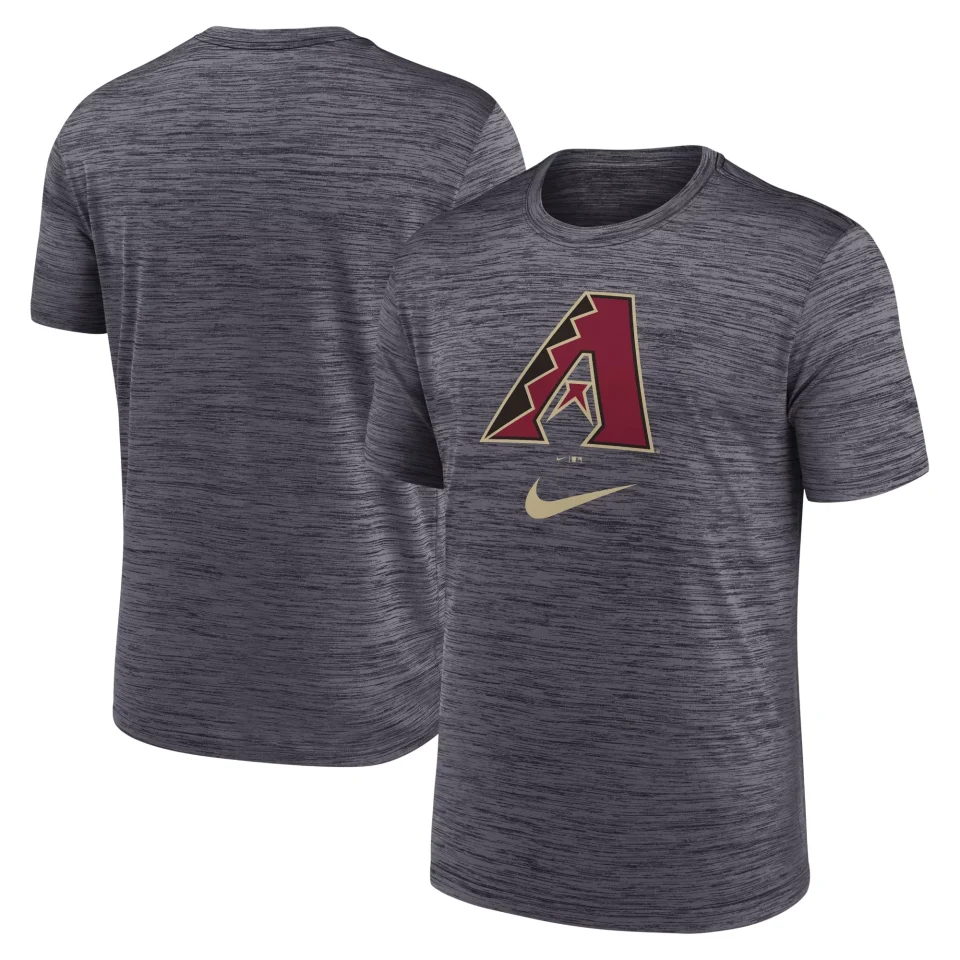 Frosted Portable Men's Nike Black Arizona Diamondbacks Logo Velocity Performance T-Shirt