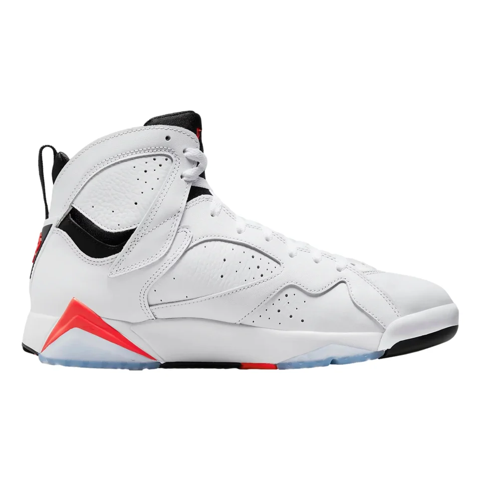 Long-Lasting Air Jordan 7 Retro CU9307-160 Men's White Infrared Mid Top Sneaker Shoes XXX56 (10)