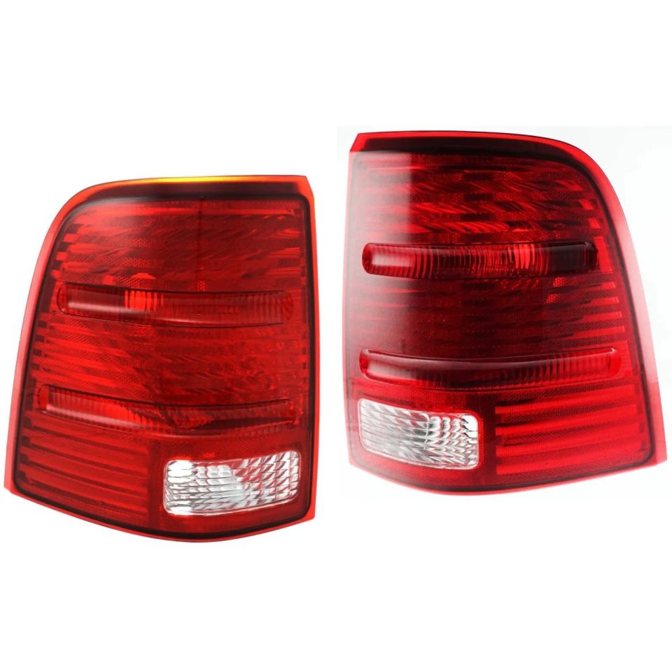 Matte Cooking Set of 2 Tail Light For 2002-2005 Ford Explorer Limited LH & RH