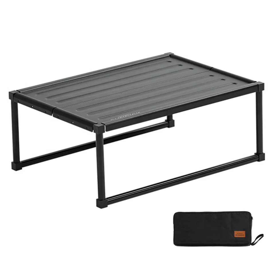Natural Folding Table for Camping and Picnics by Sundick - Lightweight and Easy to Carry