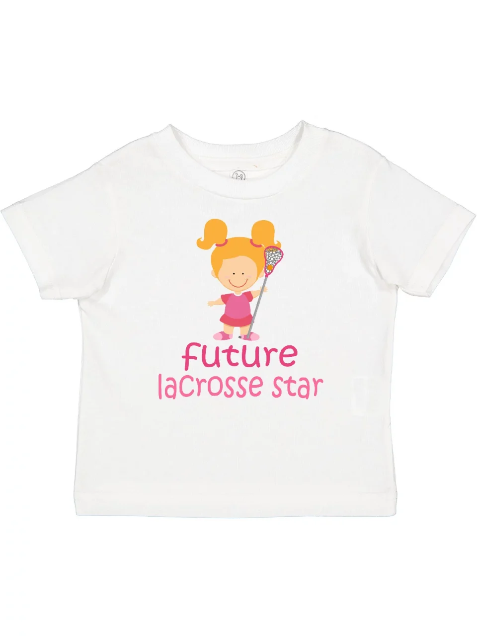 Safe Inktastic Future Lacrosse Star Girl Girls Baby T-Shirt