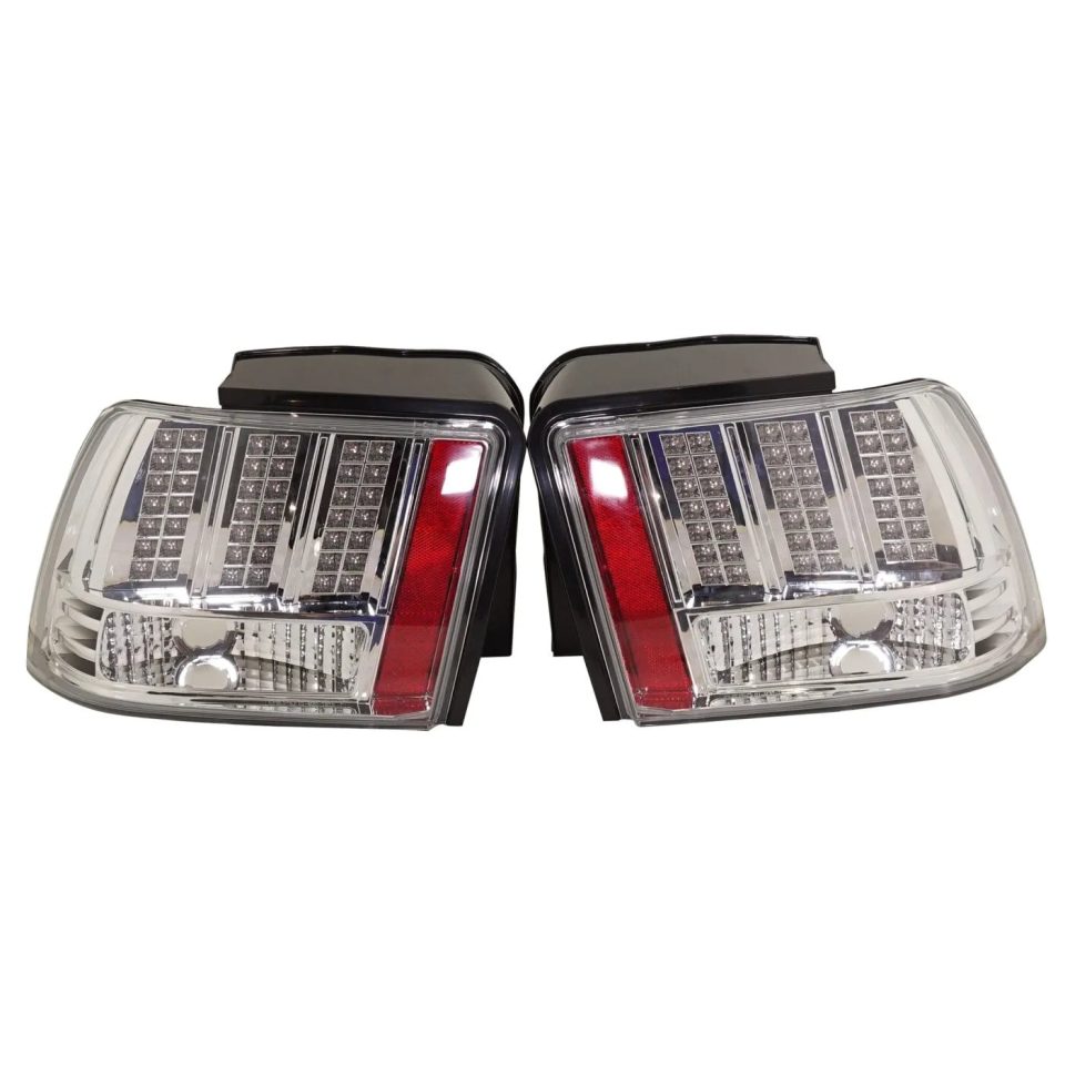 Premium Glass Tail Light Taillight Taillamp Brakelight Lamp Driver & Passenger Side for Ford