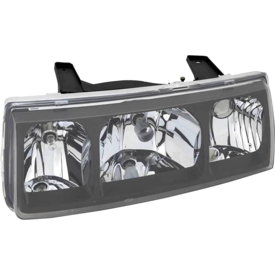 Premium Headlight For 2002 2003 2004 Saturn Vue Left Black Bezel With Bulb