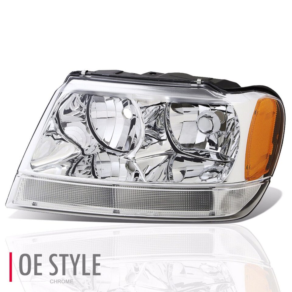 Prime 99-04 Jeep Grand Cherokee WJ OE Style Front Headlight Lamp Left CH2502120