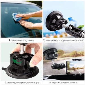 Core Kitchen Car Phone Holder Never-Drop & Ultra-Stable Mount Car Accessories