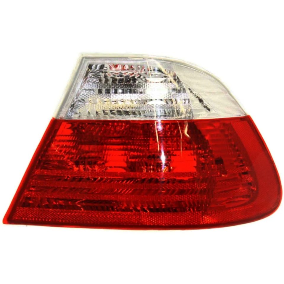 Storage Long-Lasting Halogen Tail Light For 2001-03 BMW 330Ci Coupe To 3-03 Right Outer Clr/Red Lens