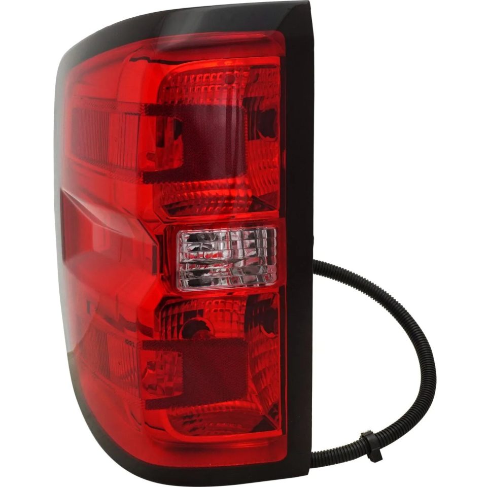 Core Tail Light For 2016-2018 Silverado 1500 16-19 Silverado 2500 HD LH Clear/Red