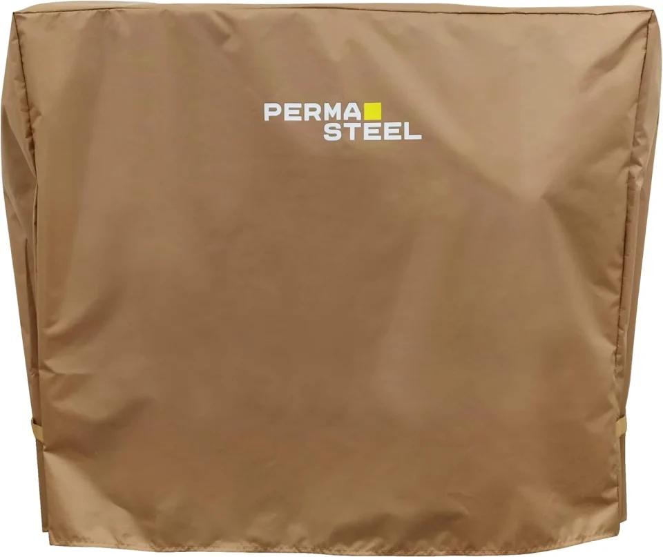 Value Durable Permasteel Universal Patio Cooler Cover for 80-Quart Outdoor Patio Cooler Cart, Tan