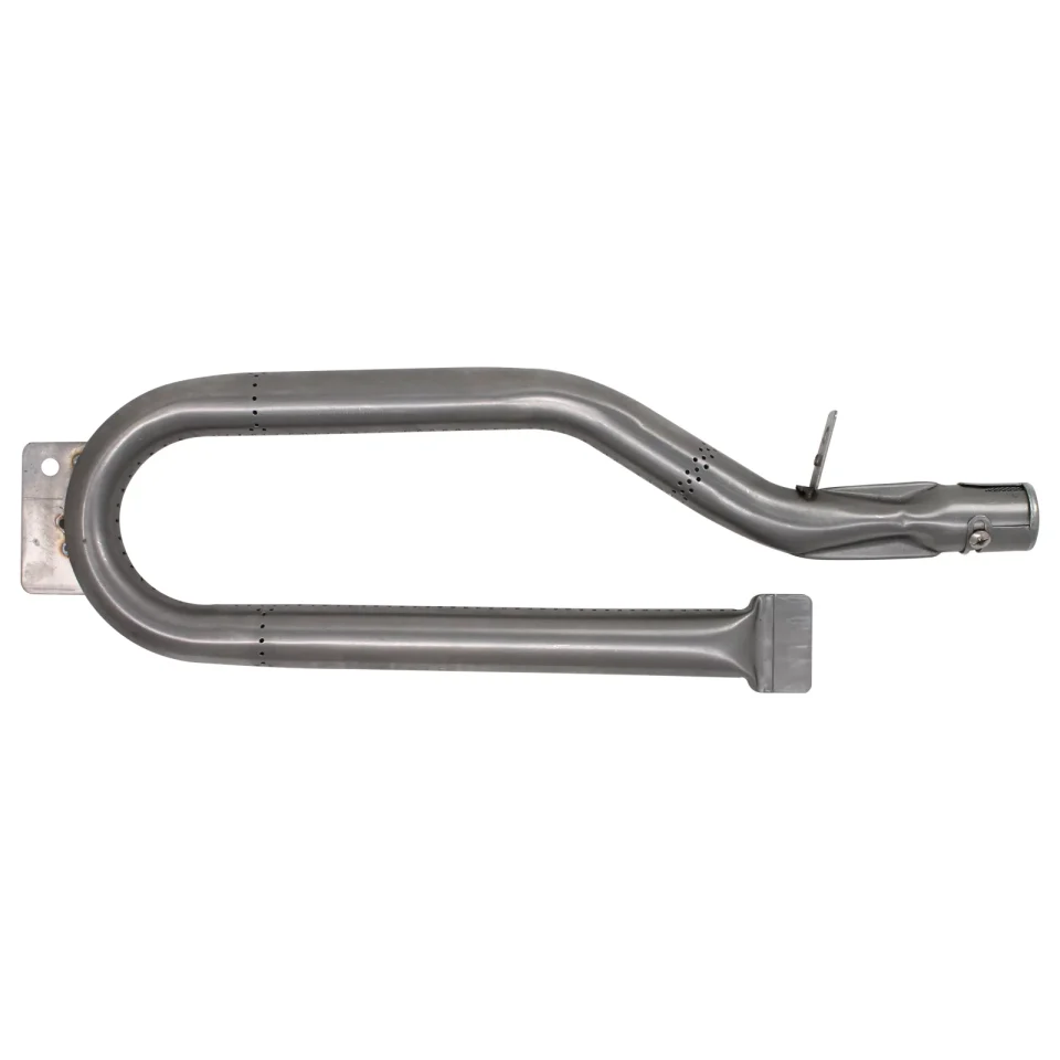 Matte Space-Saving BBQ Gas Grill Tube Burner Replacement Parts for Outdoor Gourmet BQ06043-1 - Compatible Barbeque Stainless Steel Pipe Burners