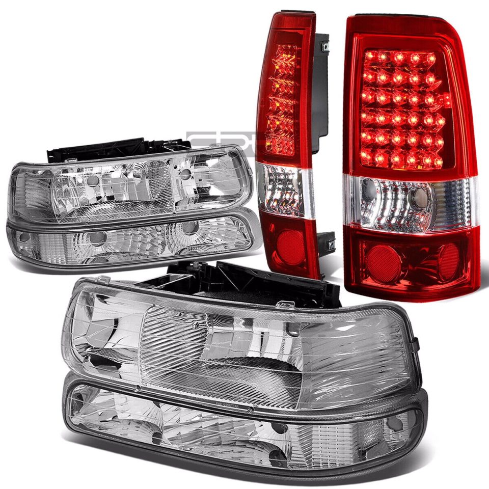 Select Eco-Friendly 99-02 SILVERADO CHROME HEADLIGHT+CLEA