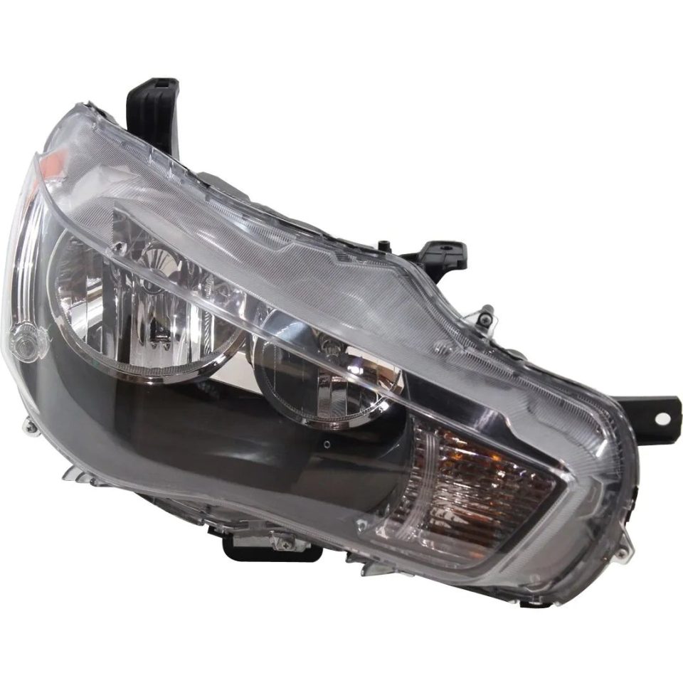 Cleaning Durable Headlight For 2010 2011 2012 2013 Mitsubishi Outlander Right With Bulb