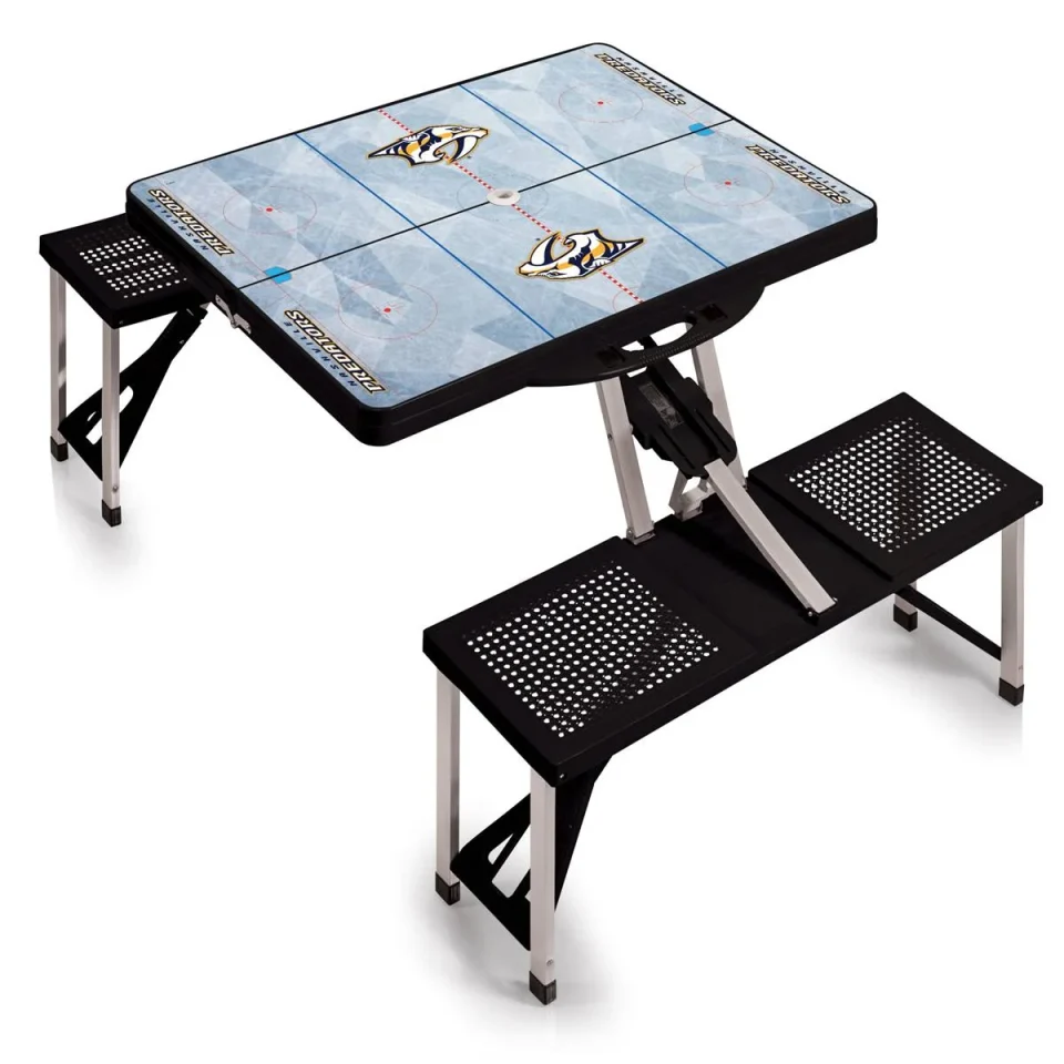 Portable Nashville Predators Portable Folding Picnic Table