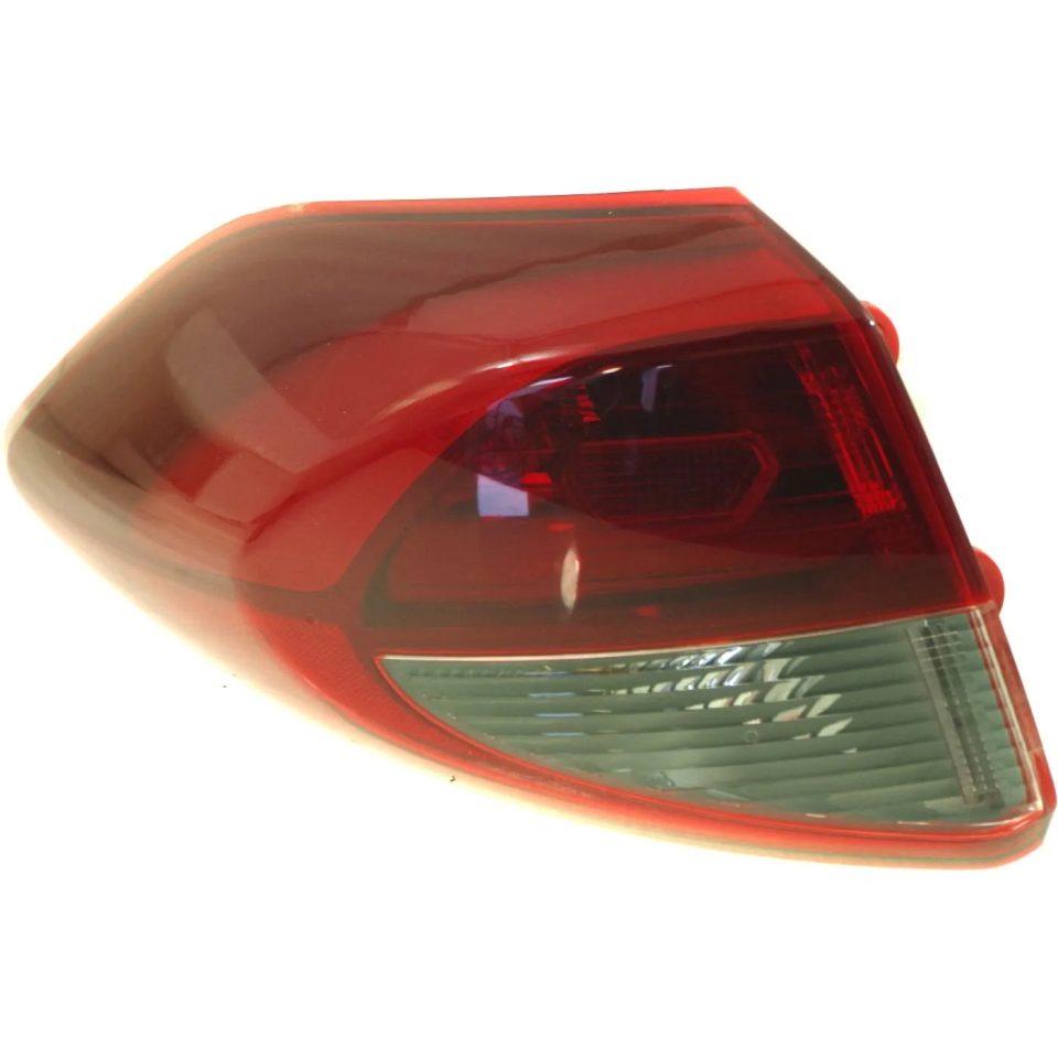 Natural Ceramic Tail Light For 2016-2018 Hyundai Tucson Left Halogen With Bulb