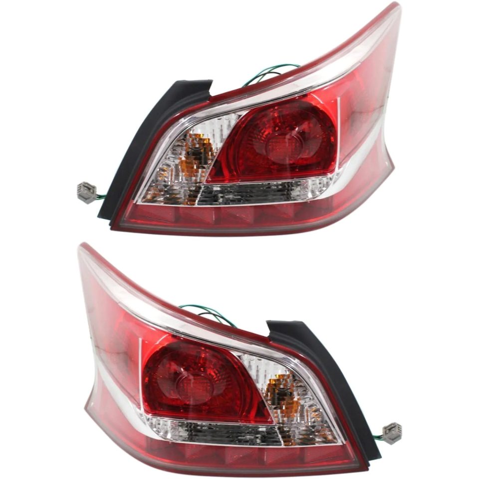 Essential New Pair Set Taillight Taillamp Lens Housing Assembly for 13 14 15 Nissan Altima