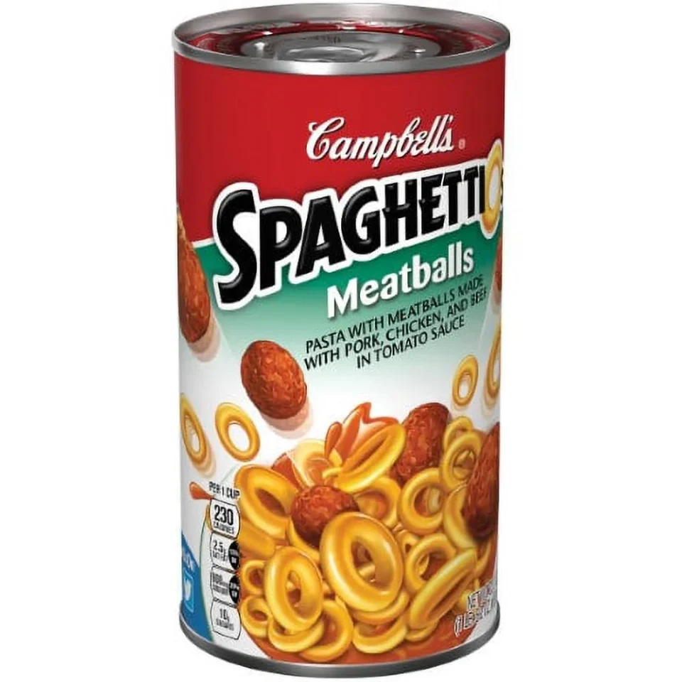Matte Best-Selling Campbell's SpaghettiOs with Meatballs (Pack of 8)