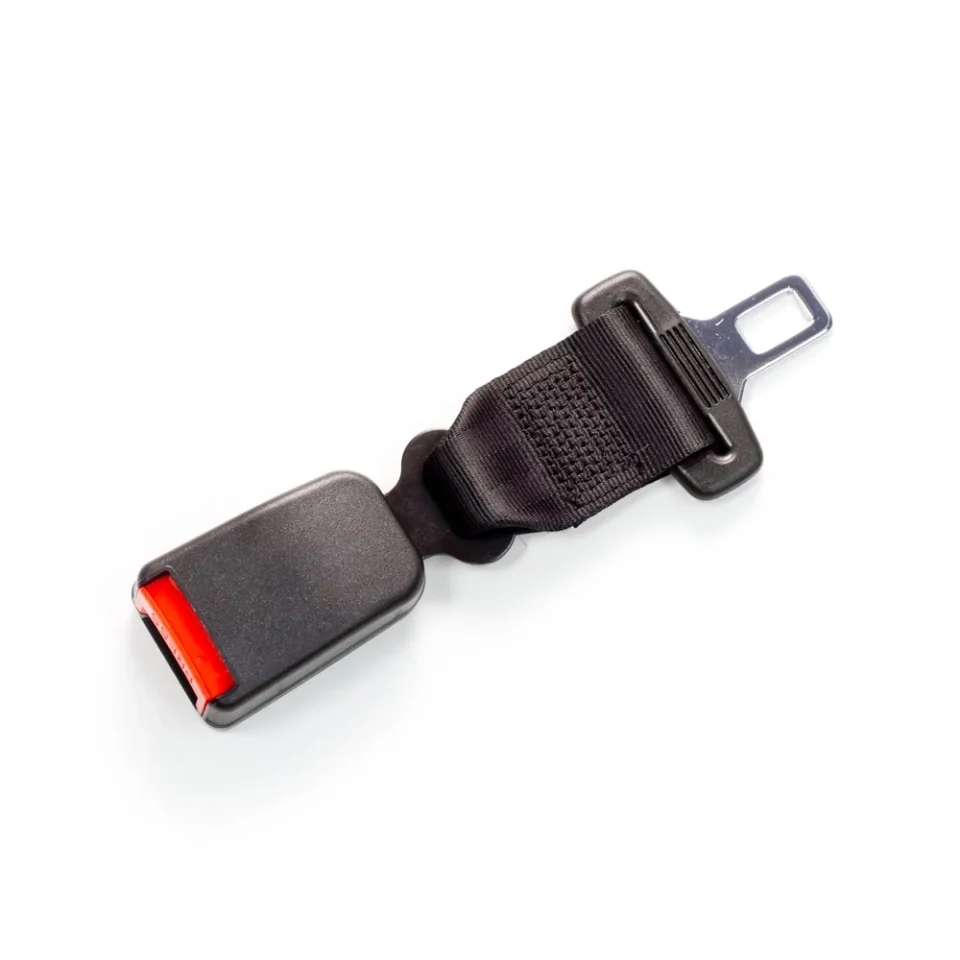 Non-Toxic Ceramic Seat Belt Extender Pros Toyota Tundra 2022 Front Seats Extender - E-Mark Certified, 7 Inch, Black